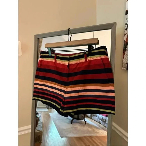 Talbots 4” Chino Color block Shorts NWT Size 8 - Picture 2 of 6